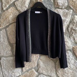 Calvin Klein Embellished Sweater Jacket